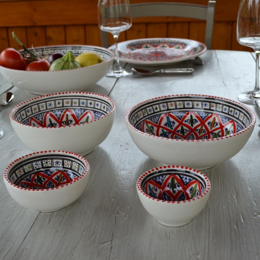 Bol Bakir rouge - Diam 18 cm