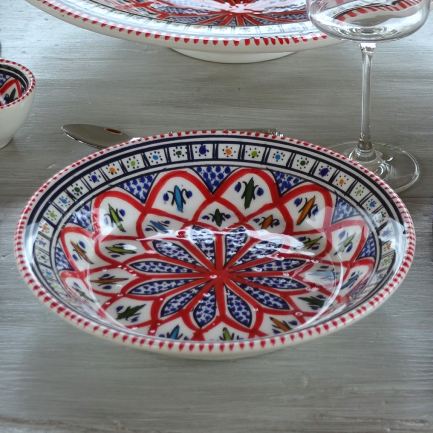 Service de table Bakir rouge - 6 pers