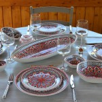 Assiette plate Bakir rouge - Diam 28 cm