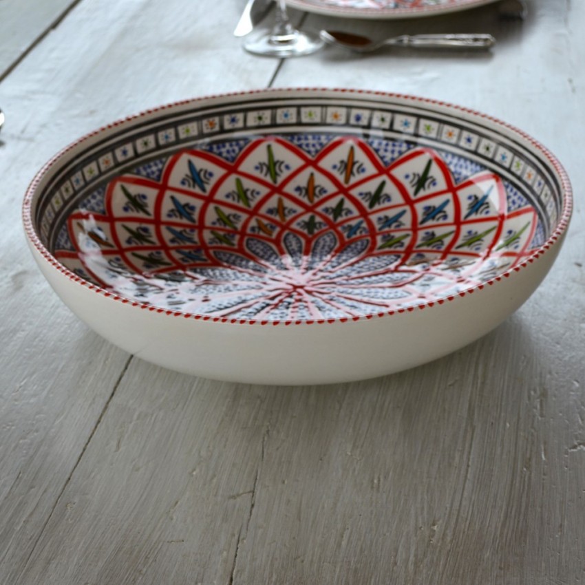 Jatte Bakir rouge - Diam 26 cm