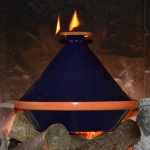 Tajine Spécial Feu Bleu nuit - D 30 cm