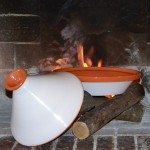 Tajine Spécial Feu Blanc - D 27 cm