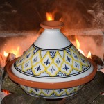 Tajine Bakir Jaune - D 27 cm