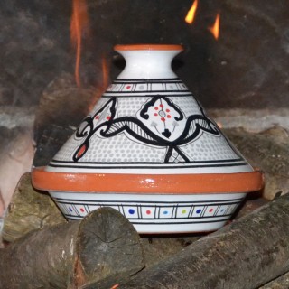 Tajine individuel Marocain Gris - D 23 cm