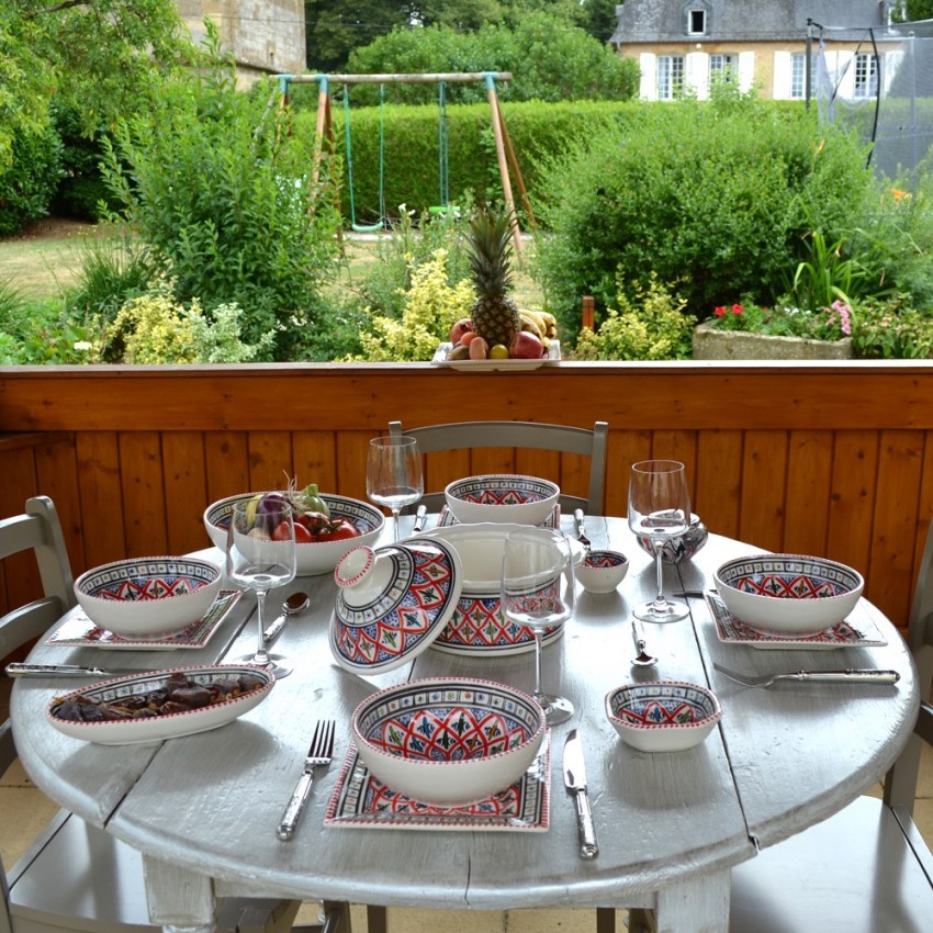 Jatte Bakir rouge - Diam 31 cm