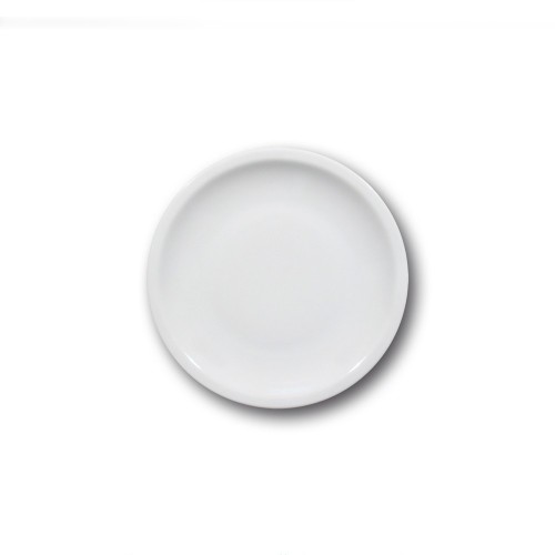 Lot de 6 assiettes à dessert porcelaine blanche - D 19 cm - Roma