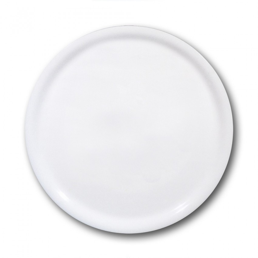 Assiette à pizza porcelaine blanche - D 33 cm - Napoli