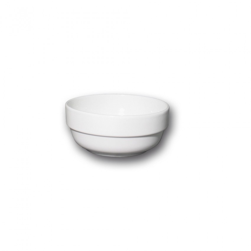 Assiette carrée porcelaine blanche - L 20 cm - Kimi