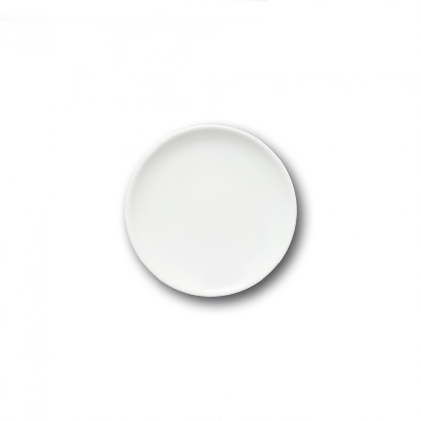 Lot de 6 petite assiette porcelaine blanche - D 17 cm - Siviglia