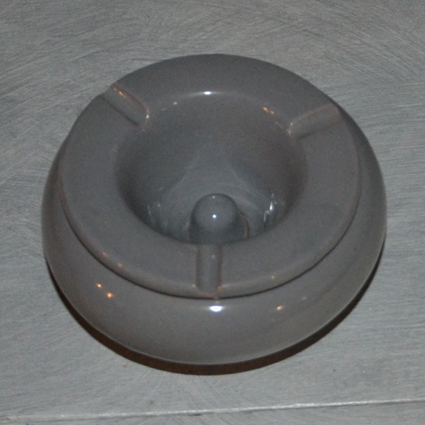 Cendrier Tunisien Uni gris - Moyen modèle