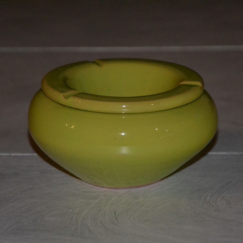 Cendrier Tunisien Uni vert - Moyen modèle