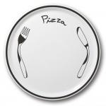 Assiette à pizza Noire - D 31 cm - Napoli