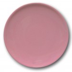 Assiette plate porcelaine Rose- D 26 cm - Siviglia