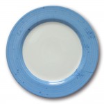 Lot de 6 assiettes plates Prestige Bleu D 31 cm