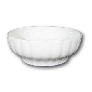 Saladier porcelaine blanche - D 26 cm - Napoli